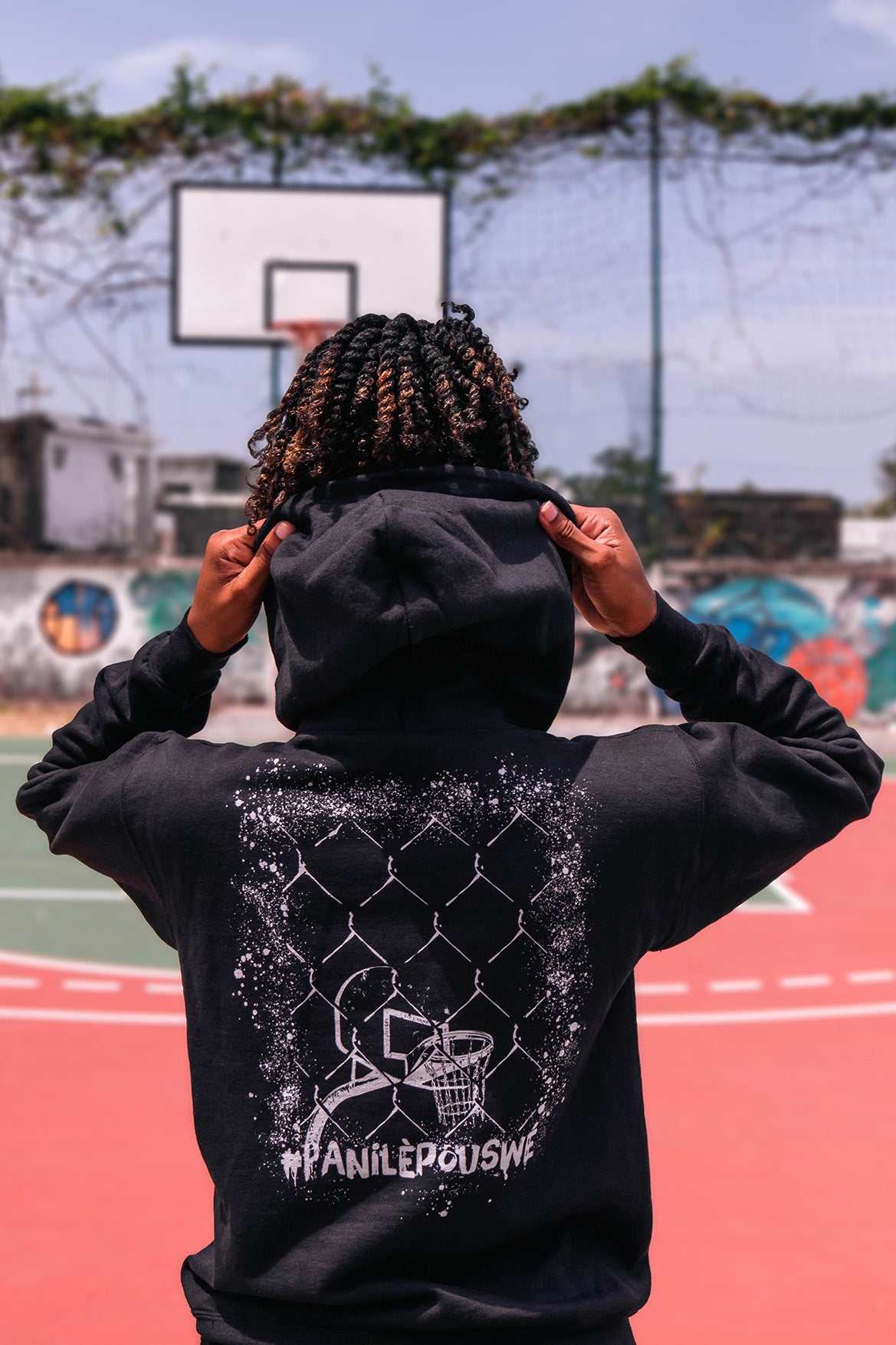 Sweat à capuche "pani lè pou swé"