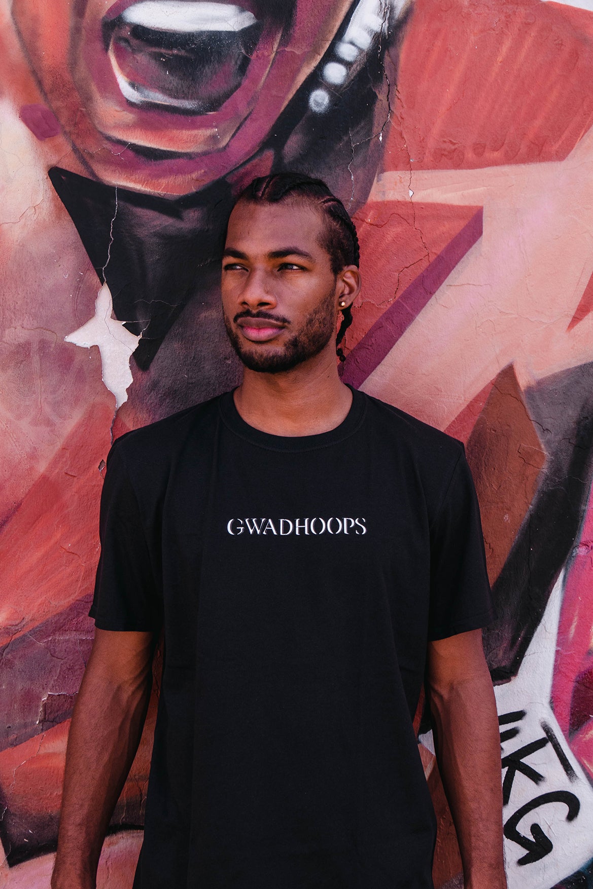 Tee-shirt gwadhoops classic noir