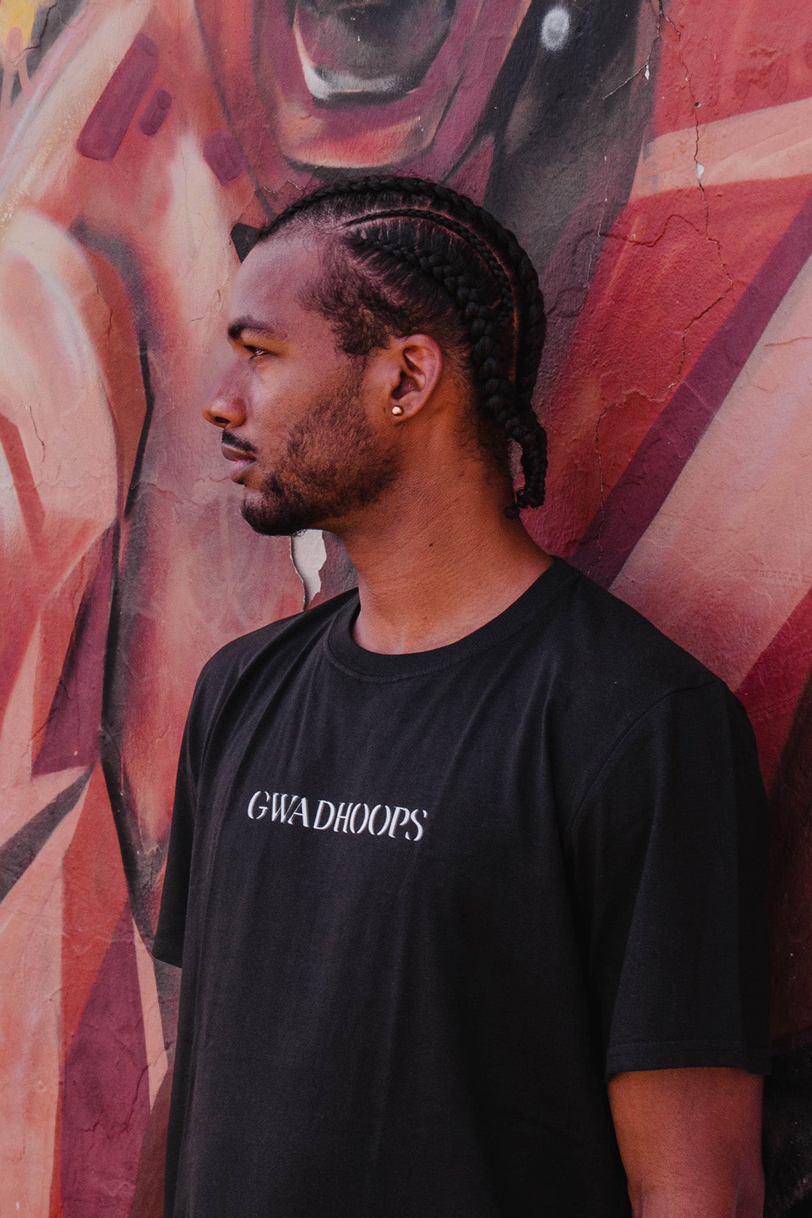 Tee-shirt gwadhoops classic noir