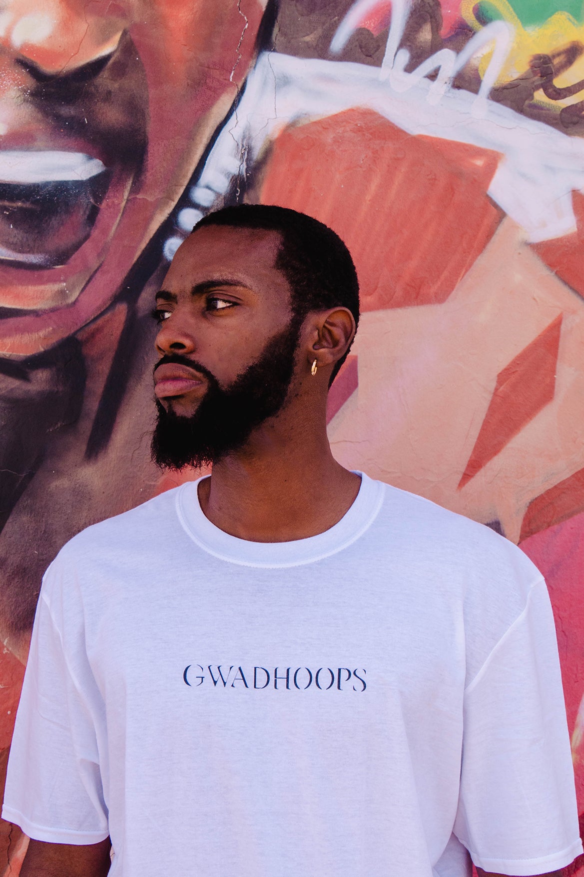 Tee-shirt gwadhoops classic blanc